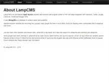 Tablet Screenshot of lampcms.com